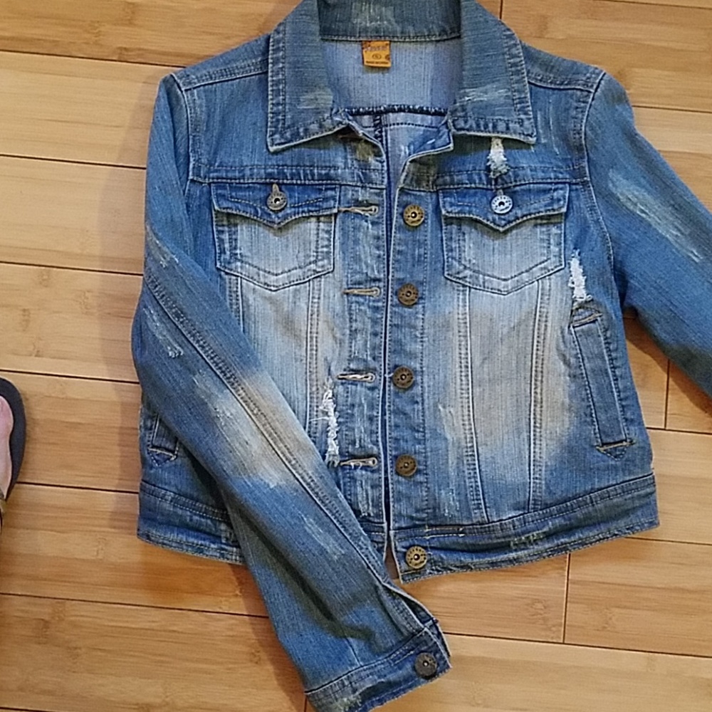 Womans JouJou cropped denim jacket